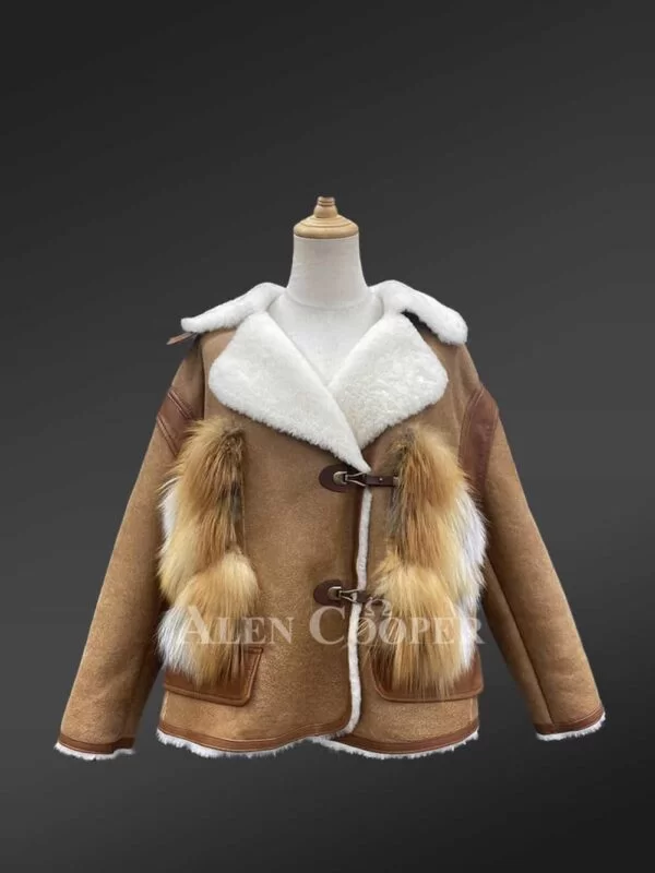 Real Shearling Jacket for Women - Image 2