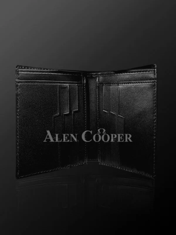 Tastefully Designed Authentic Leather Wallets In Black - Image 3