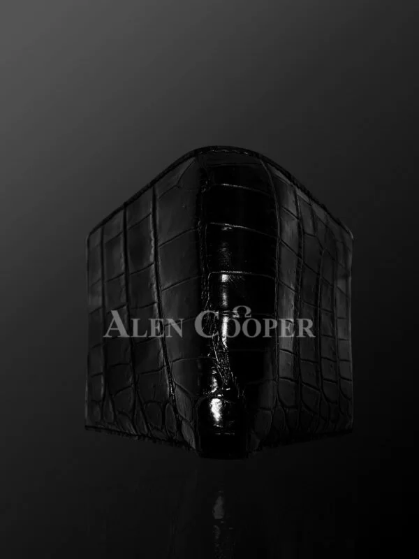 Tastefully Designed Authentic Leather Wallets In Black - Image 5