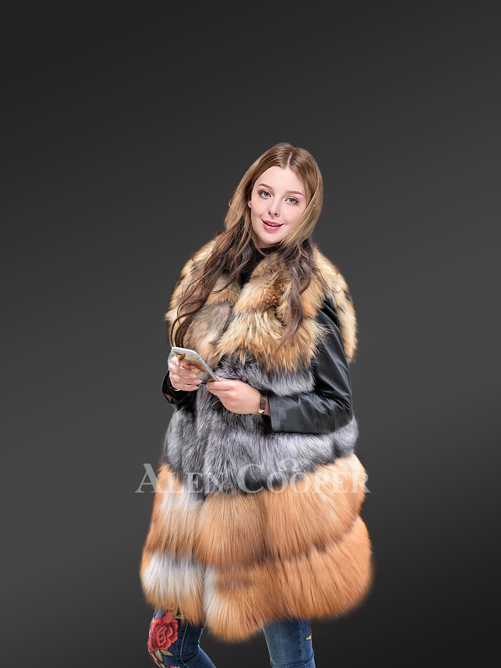 Multicolor Fox Fur Vest to Instantly Glamorize Ones Appearance - Image 6