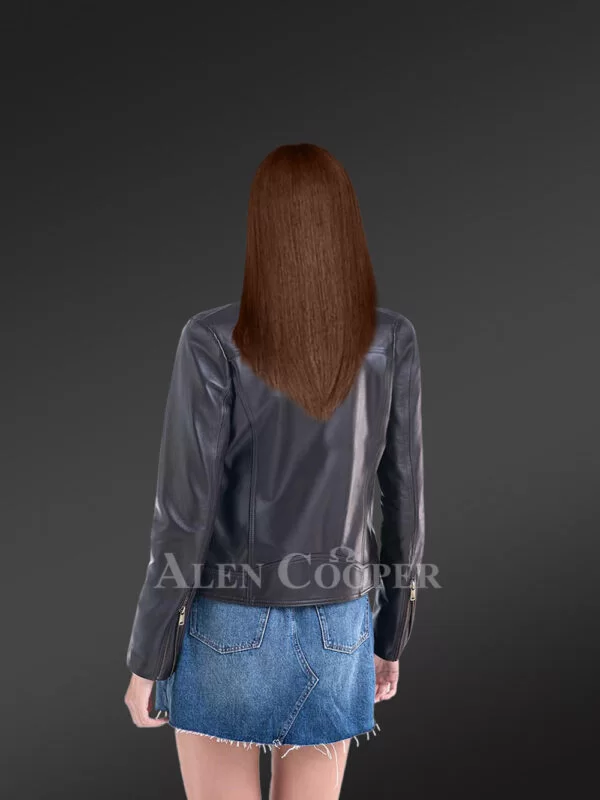 Women's Pure Leather Jacket - Image 3