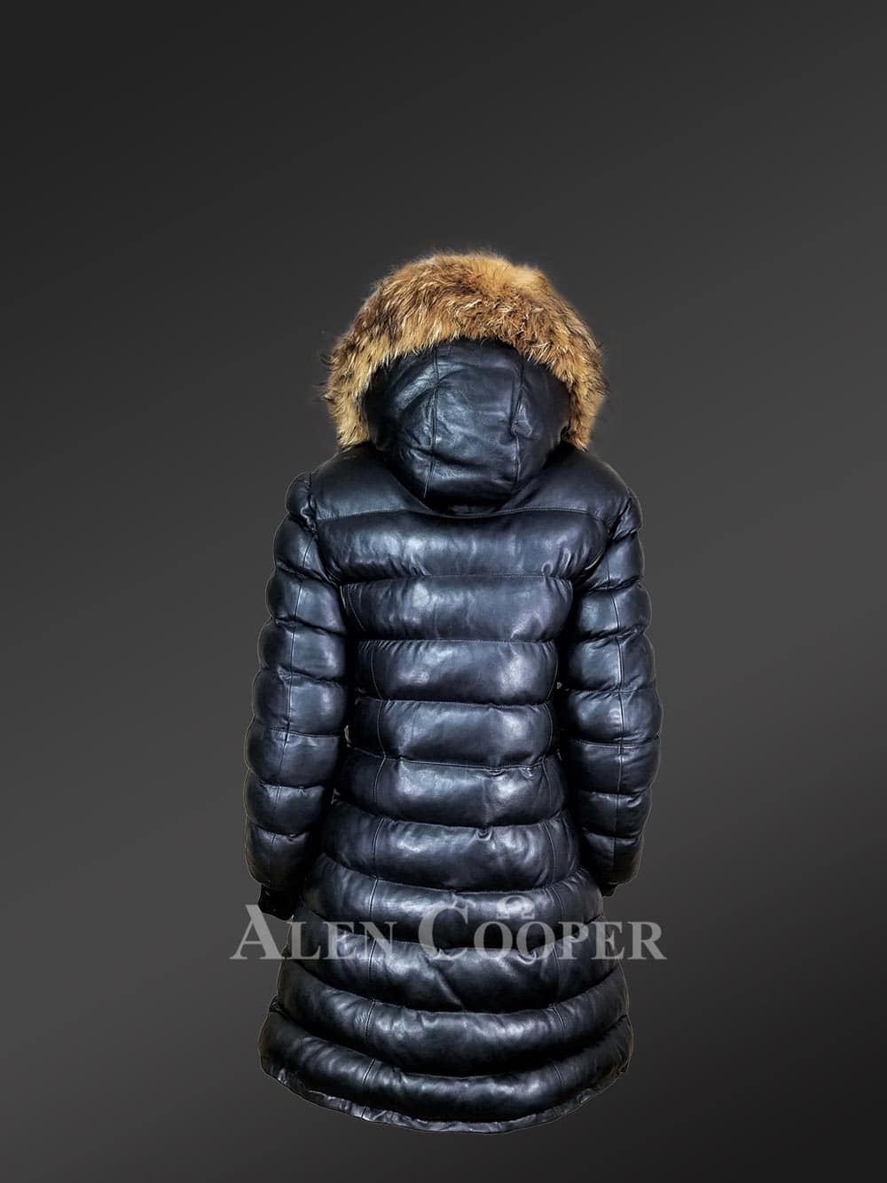 Women’s Luxury Goose Down Parka Coat with Detachable Hood - Image 4