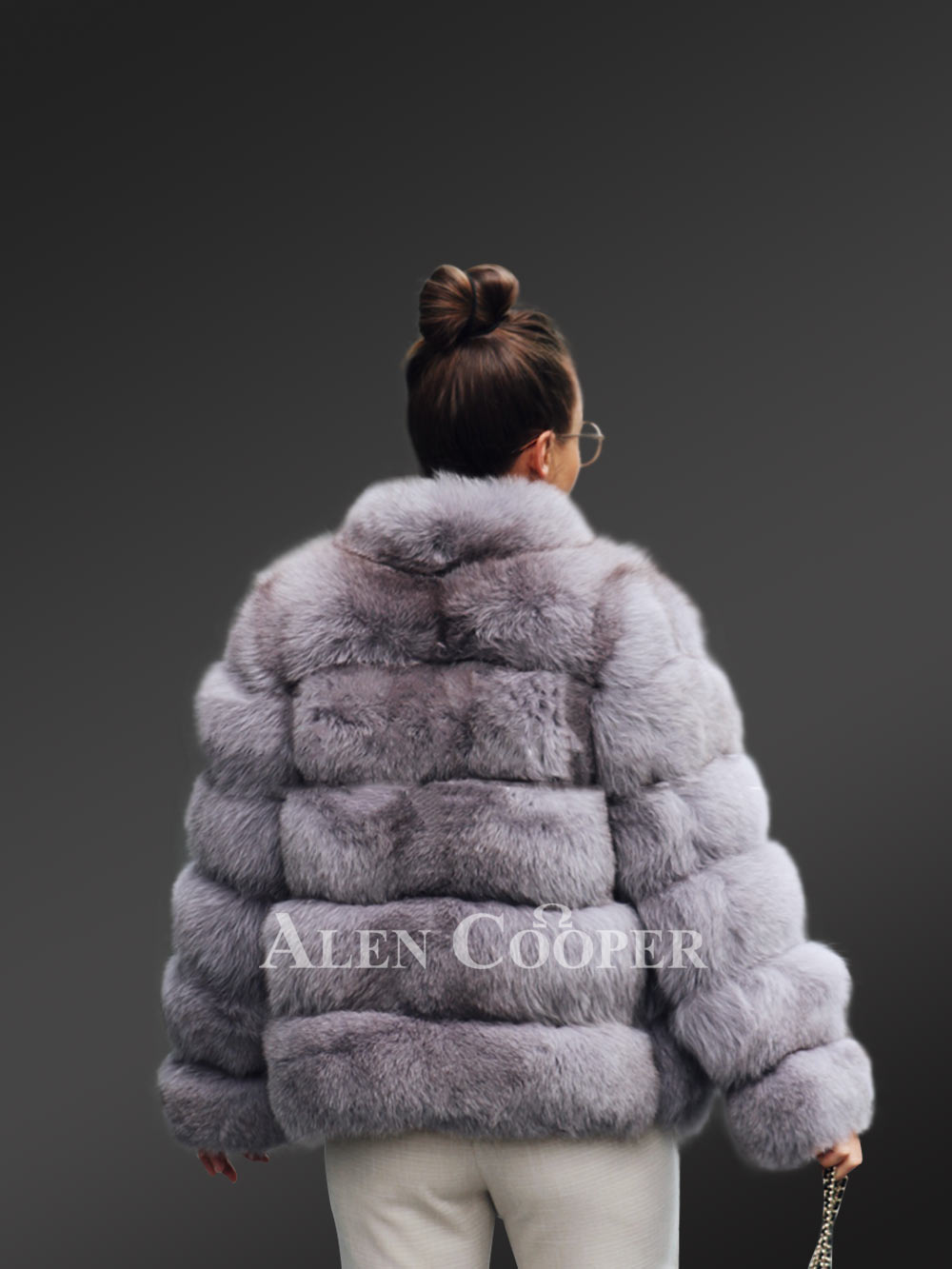 Classy Fox Fur Coat For Women – Deluxe And Comfortable - Image 4