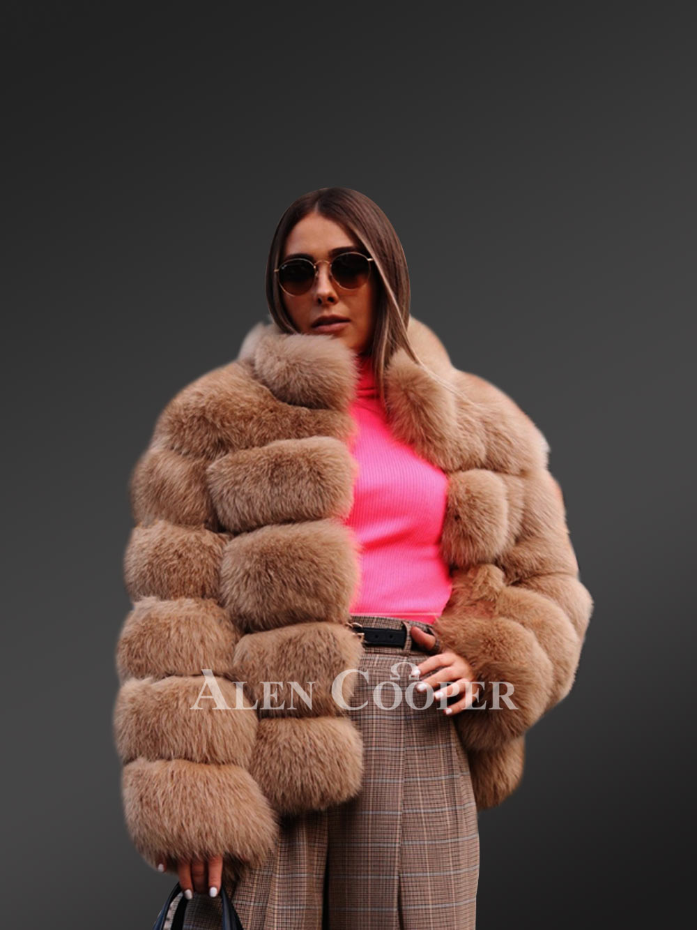 Classy Fox Fur Coat For Women – Deluxe And Comfortable - Image 6