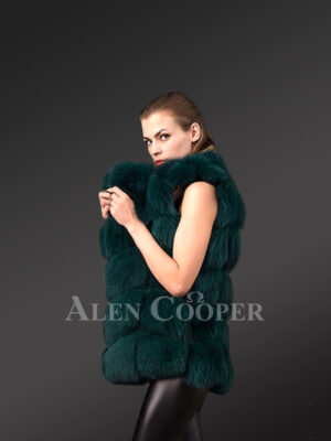 Real Fox Fur Paragraph Coat- A Modish Top Wear For Winter