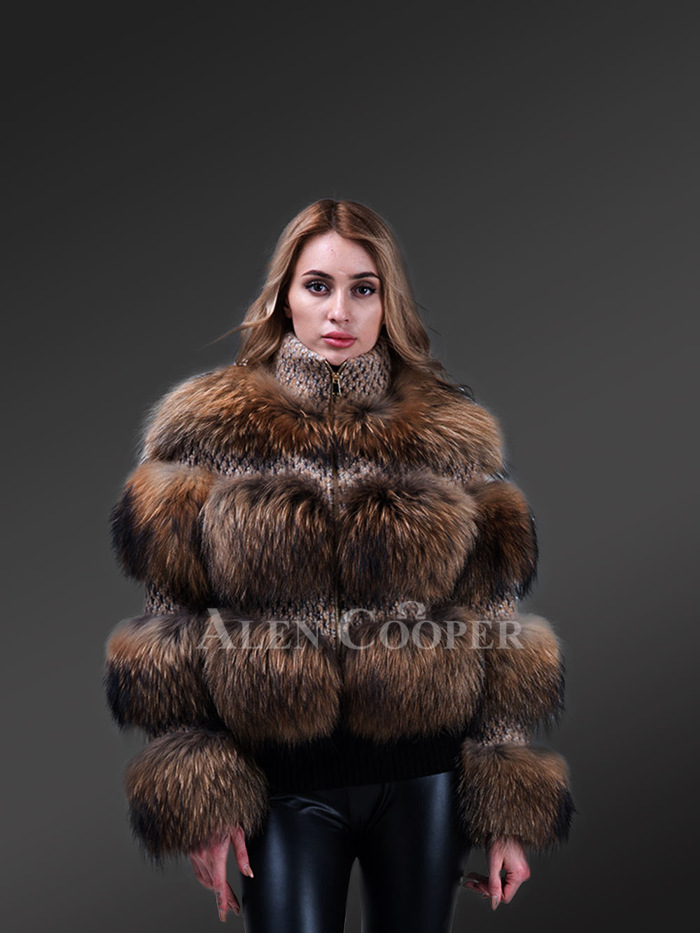 Womens Black Fox Fur Short Jacket– Be a Trendsetter Anytime Anywhere - Image 5