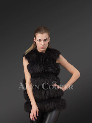 Fashionable Womens Fur Vest to Steal the Show with Elegance