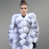 iconic 6 paragraph real fox fur winter coat