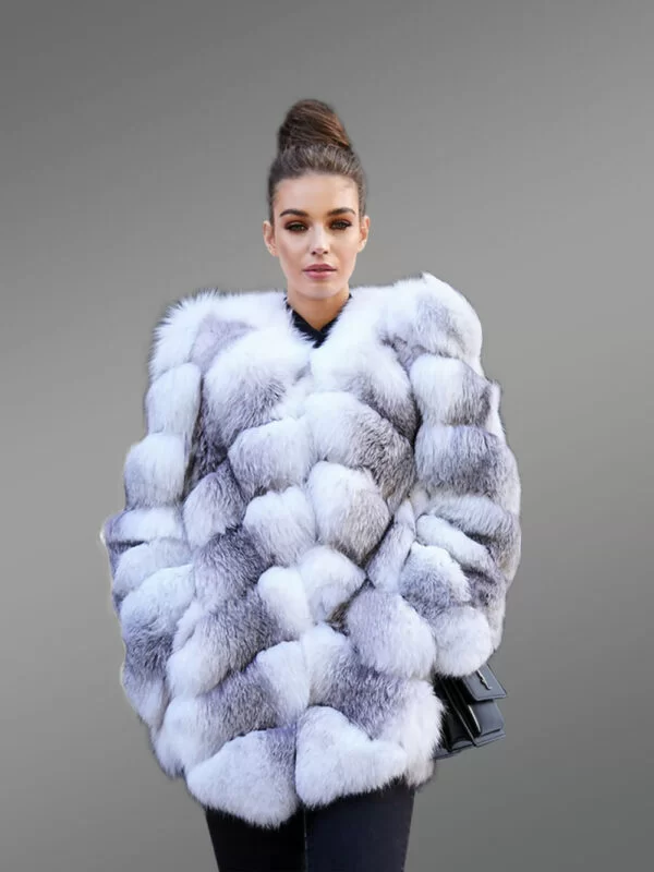 iconic 6 paragraph real fox fur winter coat