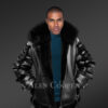 Real Sheepskin Shearling Coat for Men