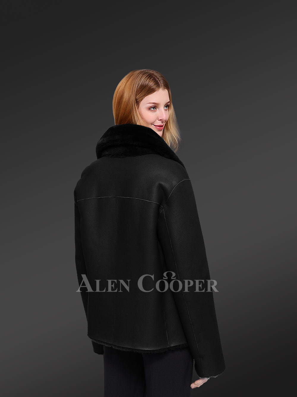Real Sheepskin Jacket Women - Image 3
