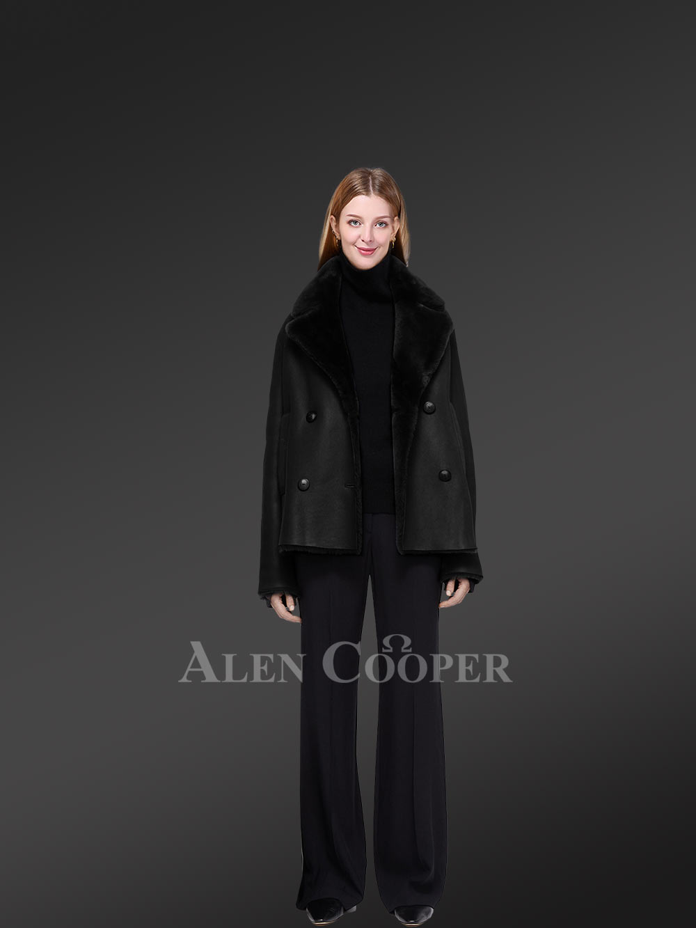 Real Sheepskin Jacket Women - Image 2