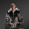 Men Mink Fur Bomber