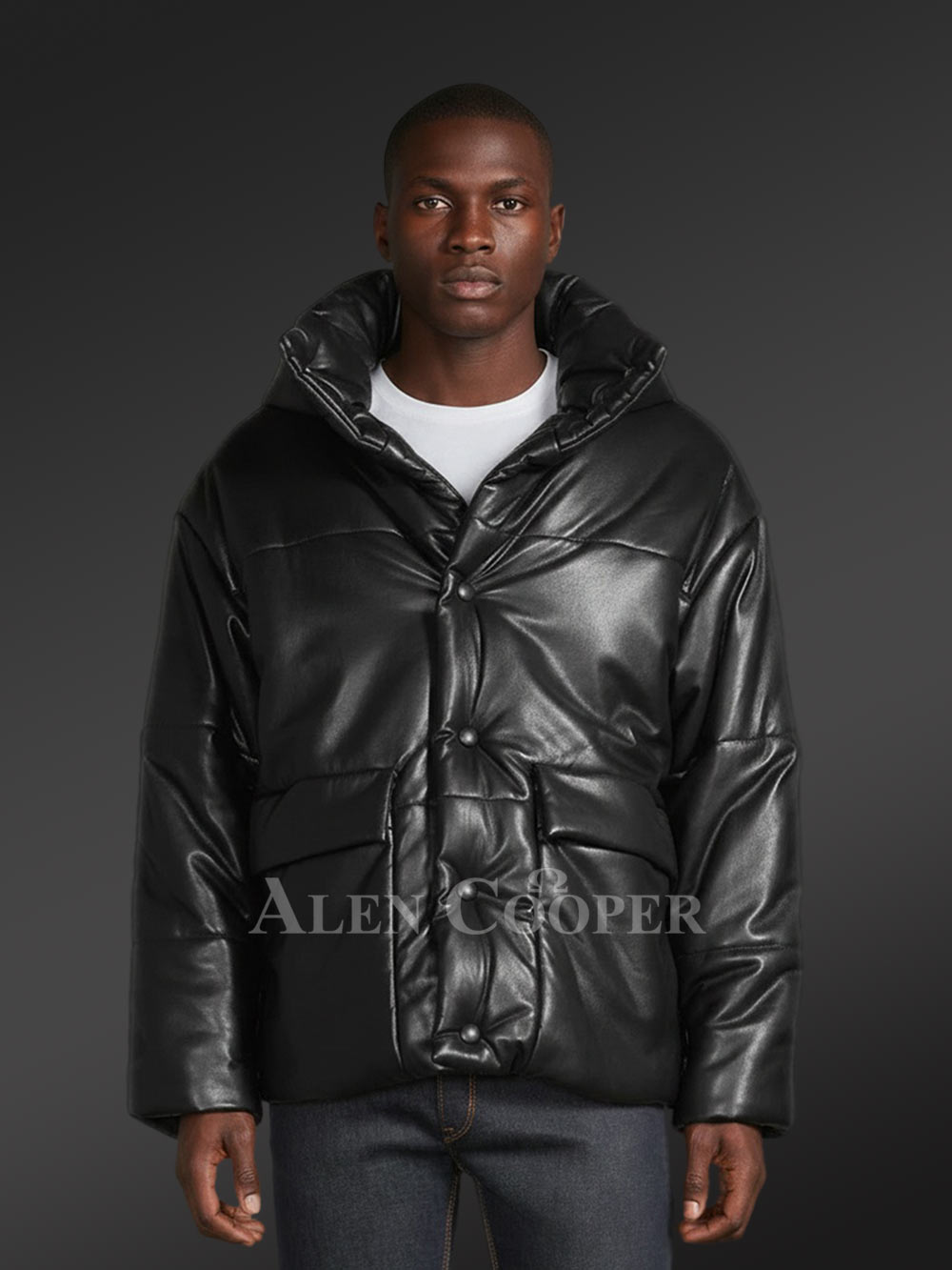 Mens Funnel Neck Padded Jacket – Great Looks with Maximum Comfort