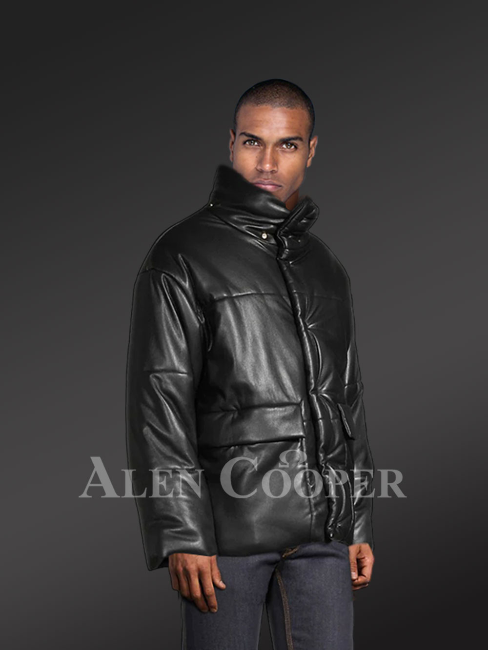 Mens Funnel Neck Padded Jacket – Great Looks with Maximum Comfort - Image 2