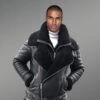 Double Collar Shearling Coat Men’s