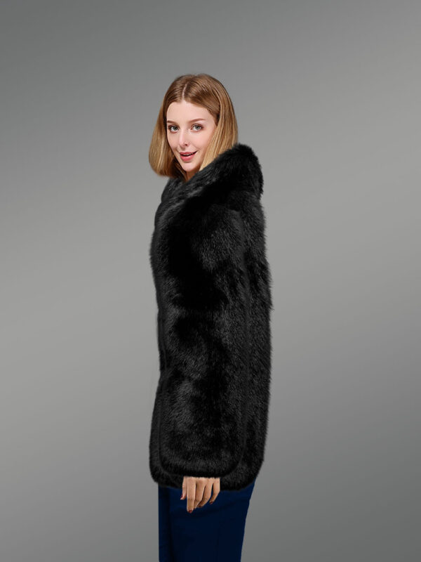 Fur Sleeves with Neck Warmer - Image 3