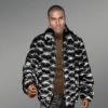 Men’s Premium Chinchilla Bomber Jacket