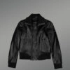 Kid’s Leather Bomber Jacket