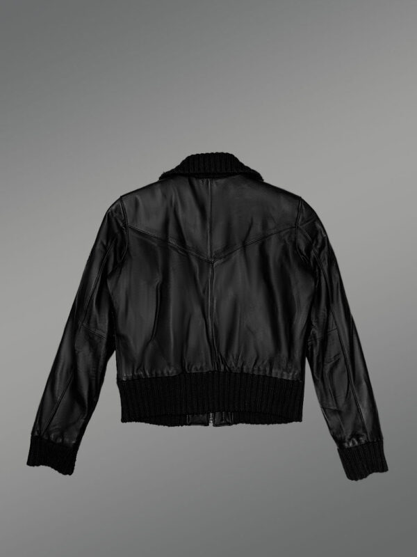 Kid’s Leather Bomber Jacket