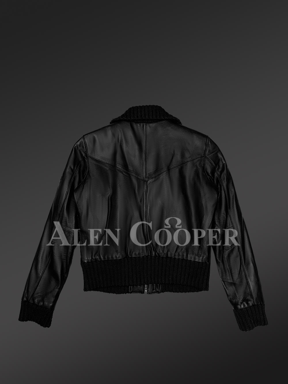 Kids’ Black Moto Leather Jacket - Image 7