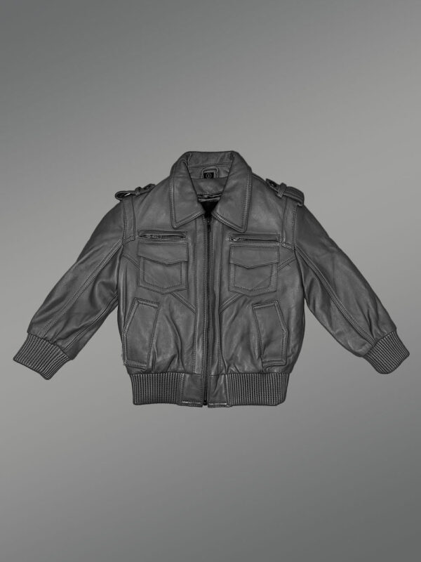 Kids’ Special Leather Jacket - Image 3