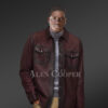 Men Dress Shirt in Brown
