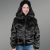 Authentic Rabbit Fur Bomber