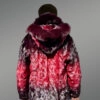 Men Mink Fur Coat with Hood in Burgundy Is an Out-Of-The-Box Outfit