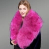 Womens Arctic Fox Stylish Furry Collar Scarf