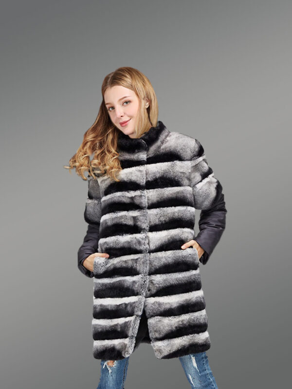 Real Chinchila Fur Vest for Women