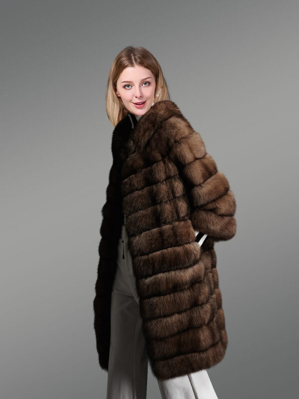 Sable 3/4 Legth Coat - Image 2