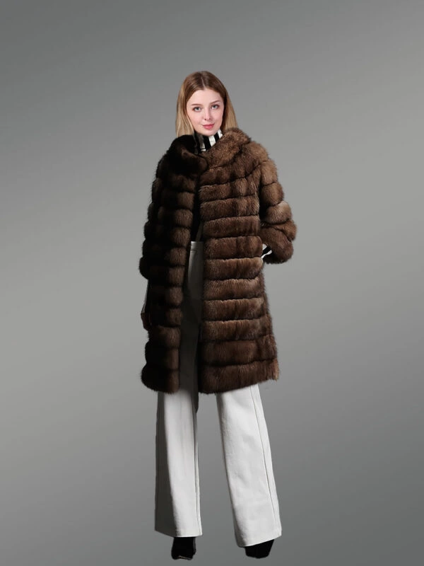 Sable 3/4 Legth Coat - Image 4