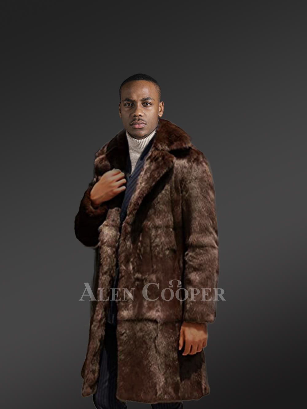 Rabbit fur Coat for Men - Image 3