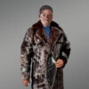 Men Long Mink Coat is Timeless & Stylish Winter Wear with Pure Mink Fur