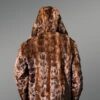 Classic Mink Fur Jacket with Hood Is a New Stylish Attire For Men