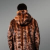 Classic Mink Fur Jacket with Hood Is a New Stylish Attire For Men