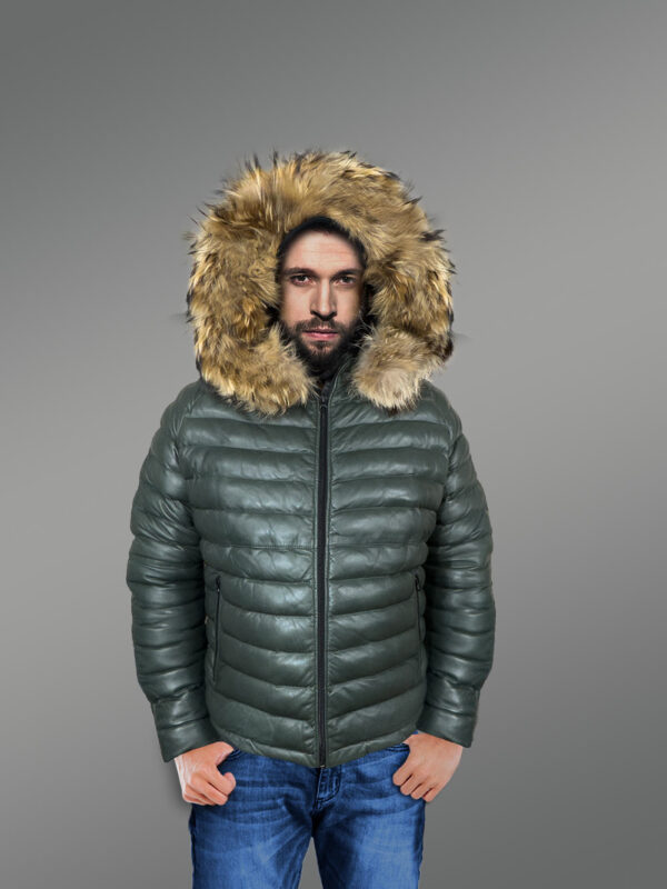 Light Weight Goose Down Jacket With Hood - Image 2