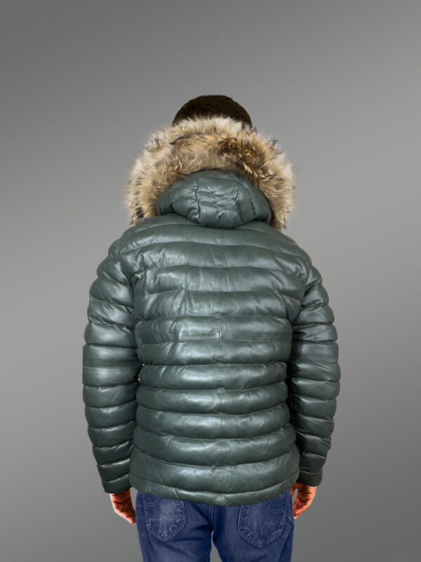 Light Weight Goose Down Jacket With Hood - Image 4