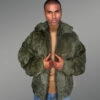 Mink Down Bomber with Hood (4)