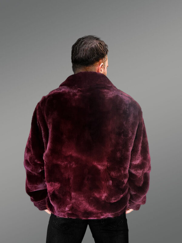 Bomber Varsity in Sheepskin Mouton - Image 5