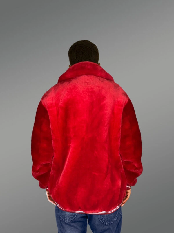 Bomber Varsity in Mouton with an Elegant Single-tone Style - Image 7