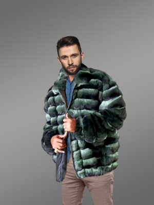 Men’s Rex Rabbit Jacket in Green