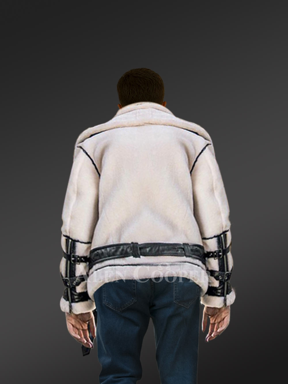 Mens Mouton Bomber Jacket for Smart Looks and Ultimate Comfort - Image 4