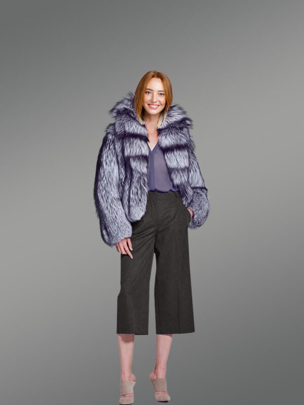 Fox Fur Coat for womens - Image 3