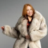 Long Blazer in Fox Fur