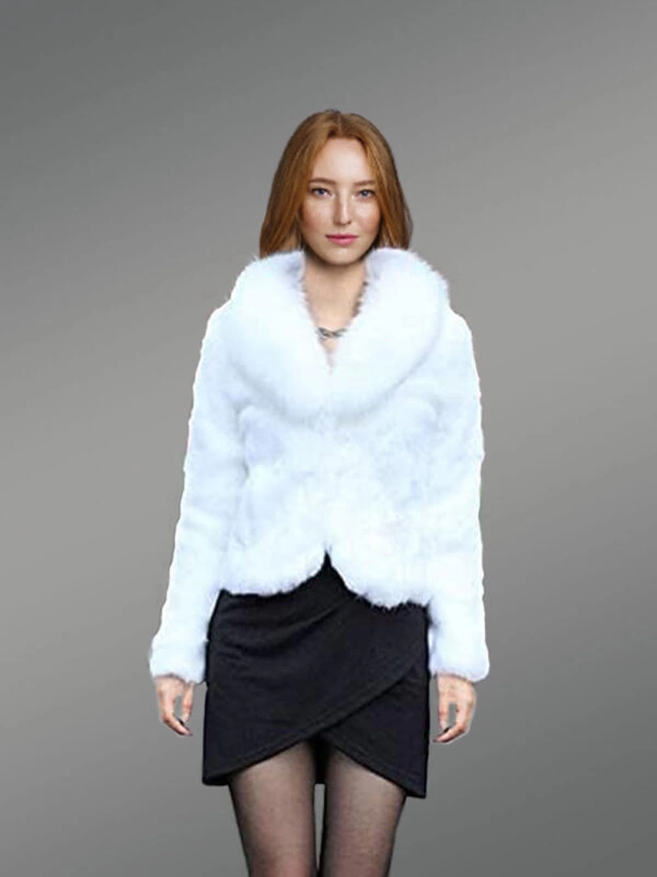 Womens Rabbit Blazer in Pristine White for a Posh Look - Image 2