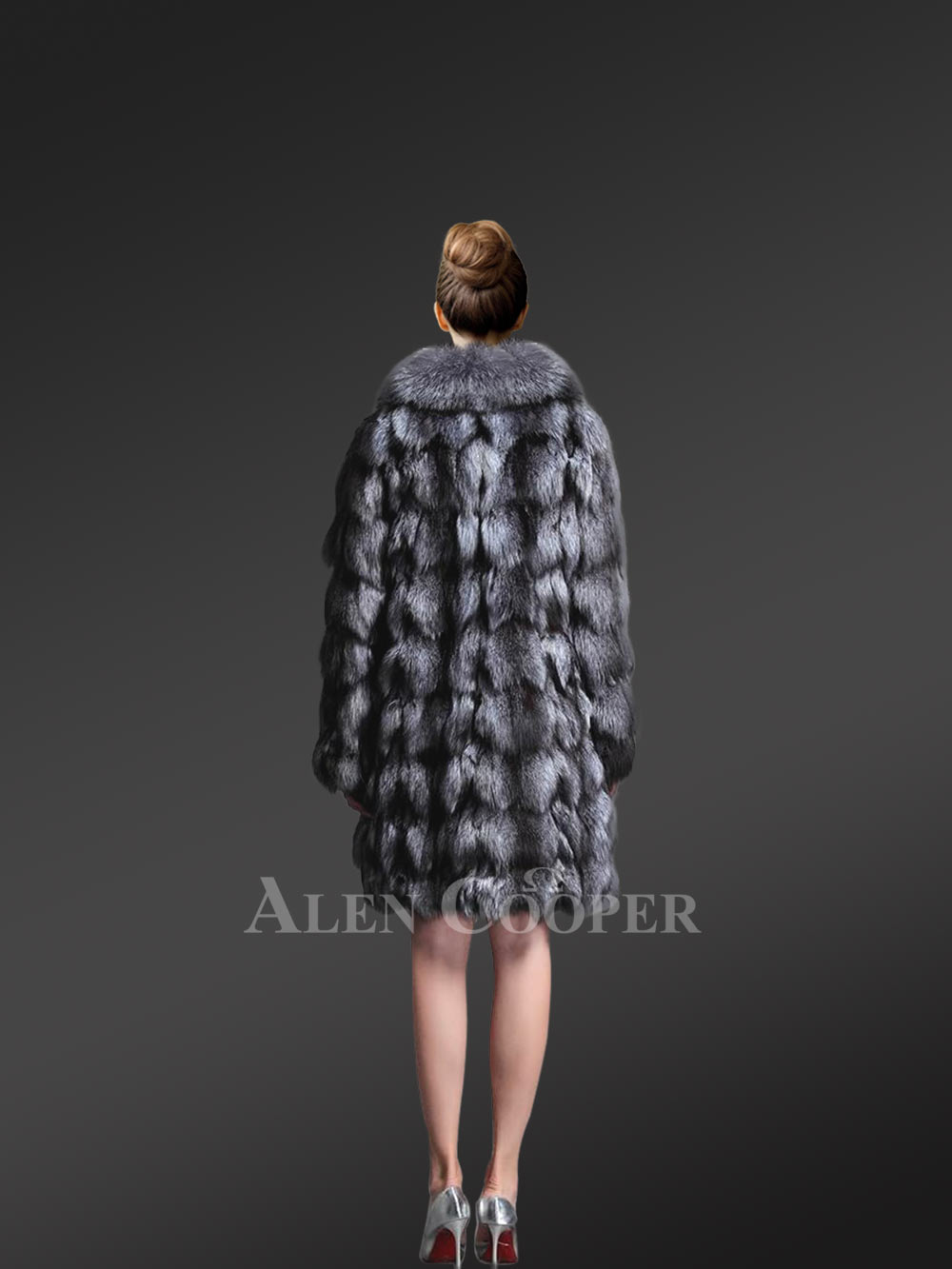 Turtleneck Fox Fur Coat to Look Majestic at All Times - Image 6
