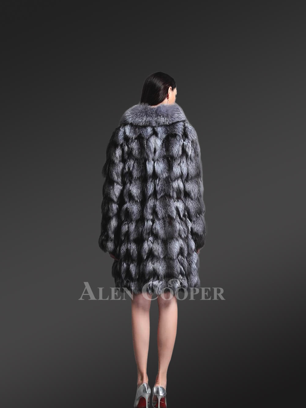 Turtleneck Fox Fur Coat to Look Majestic at All Times - Image 5