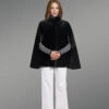 Sheepskin coat in Black Mouton Finish